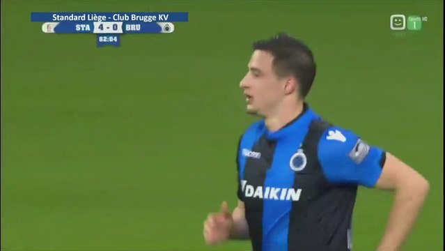 4-1 Matej Mitrović Goal - Standard Liège 4-1 Club Brugge KV - 31.01. 2018