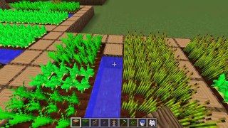 Minecraft: How To Remodel A Village - Well, Farms, Lamp Post, & Roads