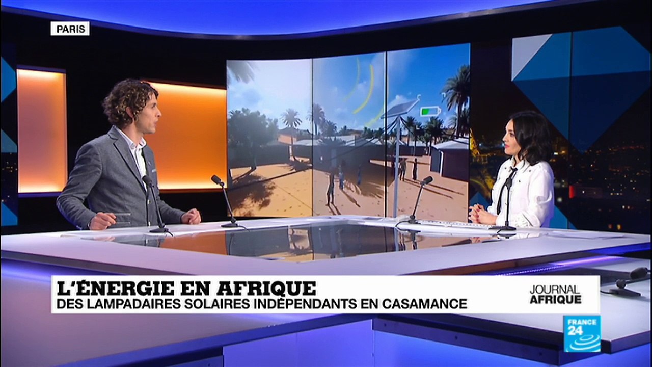 L''énergie en Afrique, des lampadaires solaires indépendants en Casamance