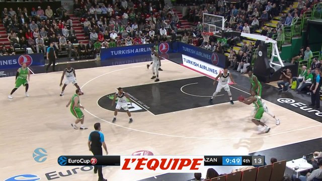 Basket - Eurocoupe : l'Asvel battue sur le fil par Kazan