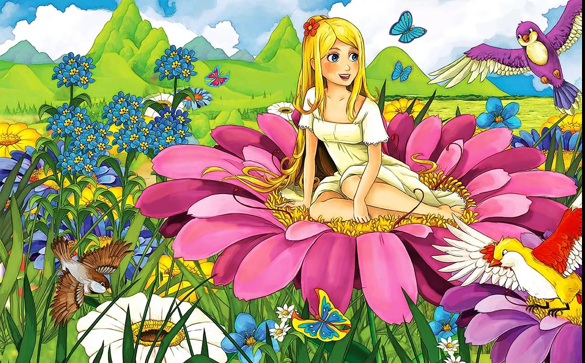 Baśń Calineczka - bajka dla dzieci - LEKTOR PL