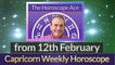 Capricorn Weekly Horoscope from 12th February - 19th February 2018