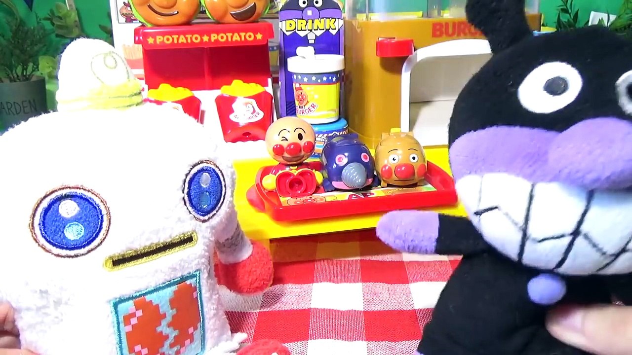 【アンパンマン超人気動画 連続再生④】幼児 子供が夢中になるまとめ★子供向け キッズ♪お店屋さんごっこ ハンバーガー・車 くるま 救急車 パトカー・砂遊び どこでもすなば キネティックサンド★