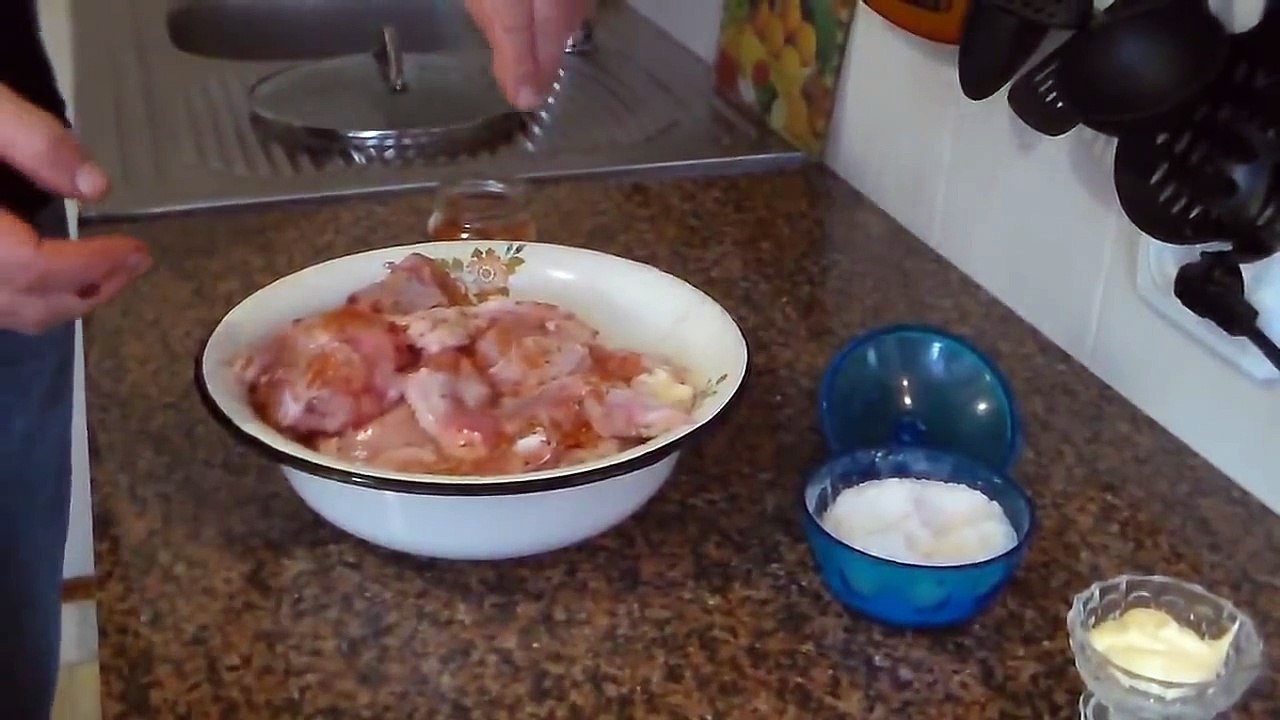 Курочка кусочками в духовке