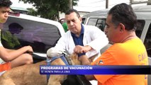 Preparan programas de vacunacion para el sector de La Lima