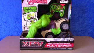 HULK Can Bust a Move - Marvel Avengers Remote Control Hulk Smash XPV RC Hulk