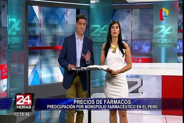 Precios generan preocupación por monopolio farmacéutico en el Perú