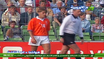 الشوط الثاني مباراة هولندا و اسكتلندا 1-0 كاس اوروبا 1992
