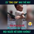 Trời ơi, bị dọa đánh đòn mà đáng yêu quá đi mất , sao nỡ ra tay