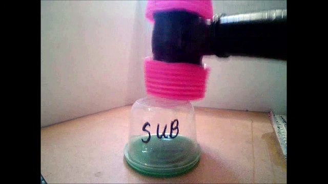 CRUSHED IT. DOLLAR STORE CANDLE STICK HOLDER. VICTOR PIZZEY FELECIA187,RED DEER ALBERTA CANADA, I AM CANADIAN.