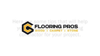 Flooring Contractor in Frisco - Tips for Choosing the Right Flooring Contractor