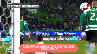 Compacto de Paolo Hurtado vs. Sporting Clube