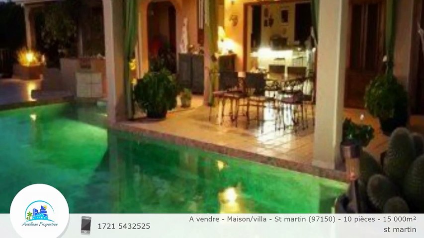 A vendre - Maison/villa - St martin (97150) - 10 pièces - 15 000m²