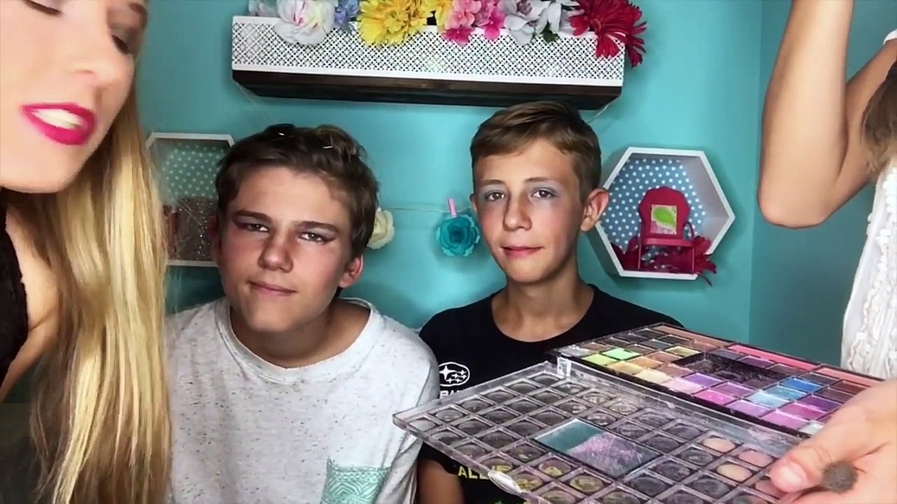 BOYS GET DRAG MAKEOVERS