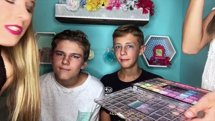 BOYS GET DRAG MAKEOVERS