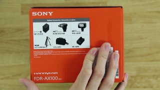 Sony FDR-AX100 4K Camcorder Unboxing, First Look, and more!