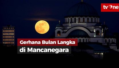 Gerhana Bulan Langka di Langit Mancanegara