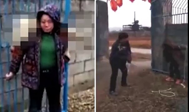 Kinh hoàng người phụ nữ bị dân làng đánh đập dã man sau khi cố dùng mũi tên tẩm độc để trộm chó