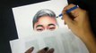 Chàng trai dành 12 tiếng vẽ chân dung đội trưởng Lương Xuân Trường