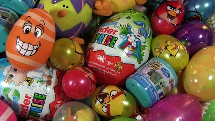 Открываем Киндер Сюрпризы Surprise eggs unboxing Kikityki