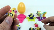 Play Doh Surprise Eggs Surprise Toys Learn Colors Ice Cream Minions Peppa Pig Lala Do Play Doh