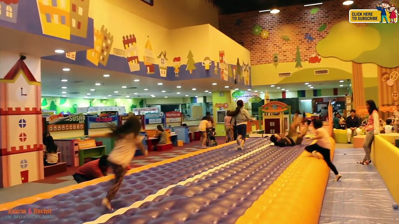 BIG SLIDES Indoor Playground for the Whole Family by Kaycee & Rachel in Wonderland