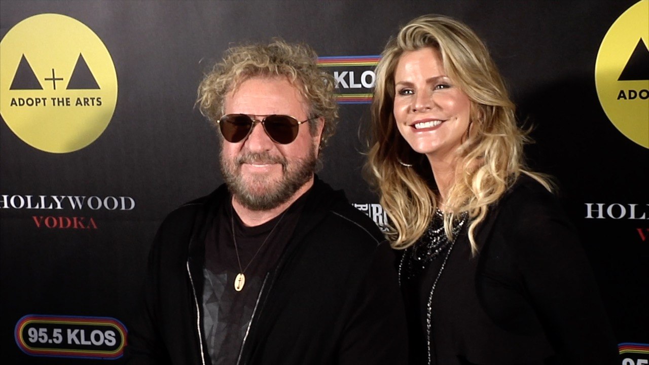 Sammy Hagar and Kari Hagar 2018 Adopt The Arts’s Rock Gala Event