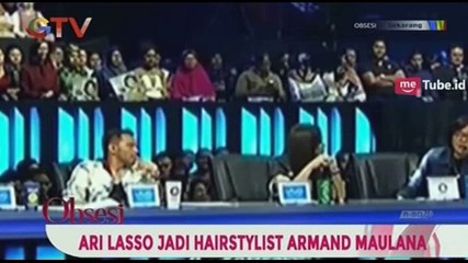 Ari Lasso Jadi Hairstylist Armand Maulana