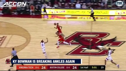 BC's Ky Bowman Is Breaking Ankles Again vs. Virginia Tech