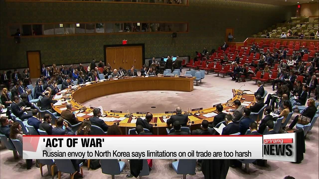 Russian envoy to North Korea says limitations on oil trade are too harsh