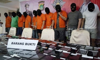 Polisi Tangkap Sindikat Order Fiktif Taksi Daring