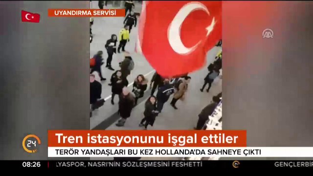 Tren istasyonunu işgal ettiler