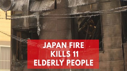 11 killed after fire guts home for elderly people in Japan