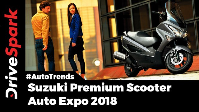 Suzuki Burgman Street At Auto Expo 2018