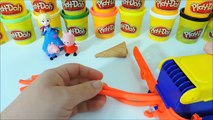 Peppa Pig George e Frozen Elsa SORVETES DIVERTIDOS de Massinha Play-Doh!!! Peppa Pig Brasil 2016