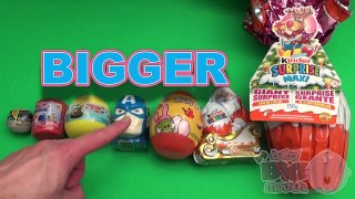 Surprise Eggs Learn Sizes from Smallest to Biggest! Opening Eggs with Toys, Candy and Fun! Part 26