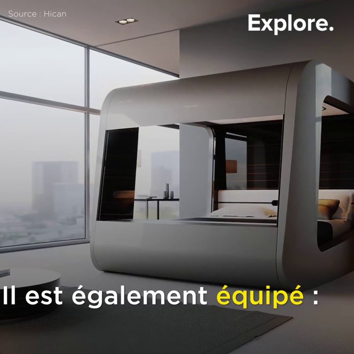 L'invention parfaite pour vos soirées ciné : un lit cinéma avec un écran plat énorme