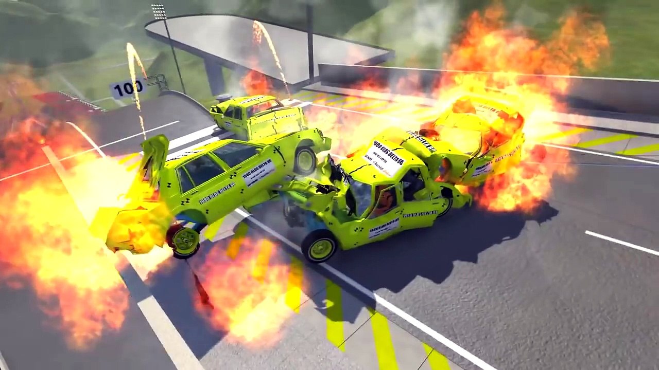 Ломаем машинки! Аварии Столкновения Игры гонки для мальчиков Мультик как 3D игра про тачки