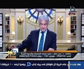 الإبراشى يعرض فيديو تشريح الزرافة النافقة بحديقة حيوان الجيزة