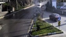 Zonguldak’taki trafik kazası mobeseye yansıdı