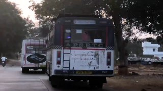 Bus overtaken by another bus  on  southreelnews