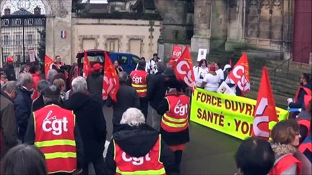 Maisons de retraite, EHPAD, manifestation protestation à Auxerre