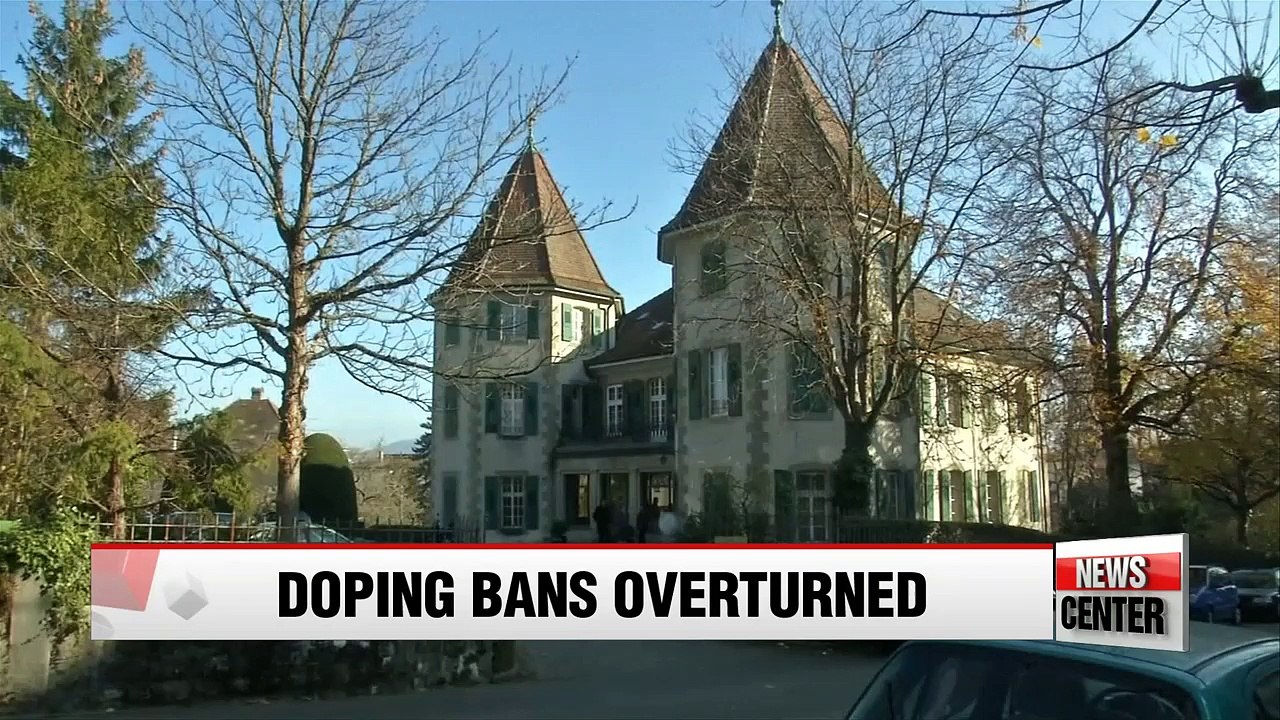 Russian athletes have doping bans overturned