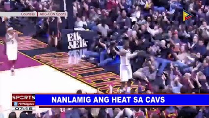 Nanlamig ang Heat sa Cavs; Tambak ang Knicks; Hanep si Mc Collum