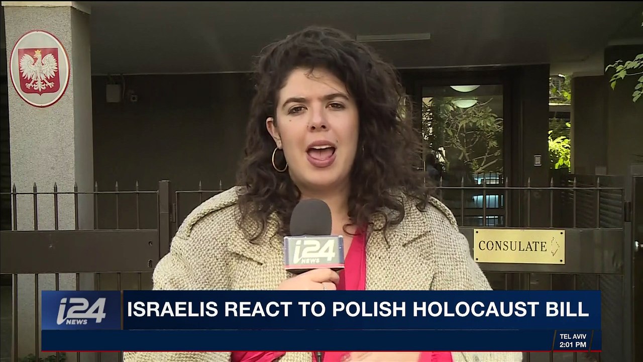 i24NEWS DESK | Israelis react to Polish Holocaust bill | Thursday, February 1st 2018