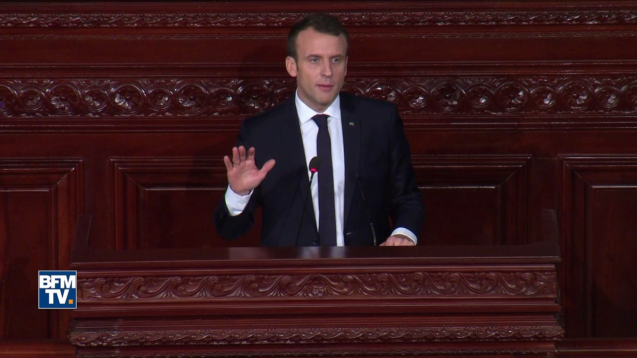 "Construire une politique arabe hors du monde arabe, ça ne marche pas", déclare Macron en Tunisie
