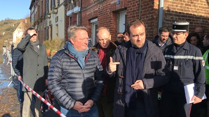 Sebastien Lecornu secrétaire d’État sur la crue de la Seine