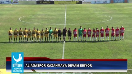 ALİAĞASPOR KAZANMAYA DEVAM EDİYOR