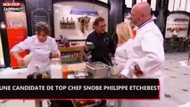 Top Chef : En pleine épreuve, une candidate snobe Philippe Etchebest (vidéo)