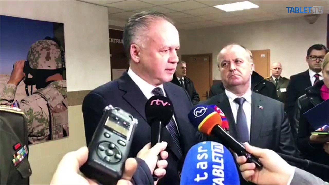 ZÁZNAM: Brífing prezidenta A. Kisku a ministra obrany P. Gajdoša